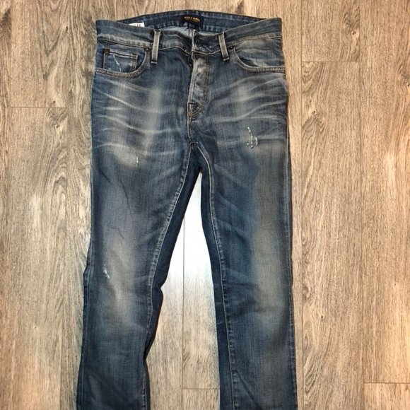 30/32 Jack and Jones Tim Icon Slim Fit Jeans - Picture 3 of 13
